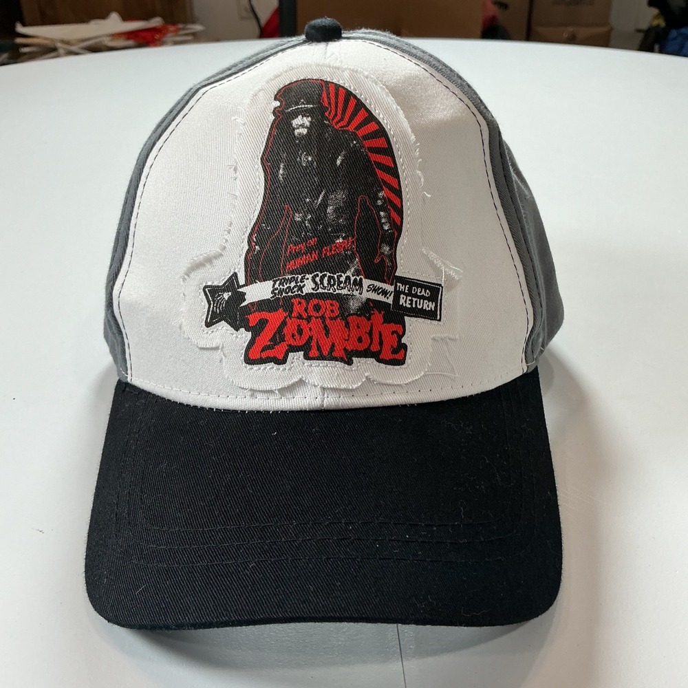 2010 Rob Zombie Trucker Hat Mens OSFA Spookshow International Mesh Snapback Goth